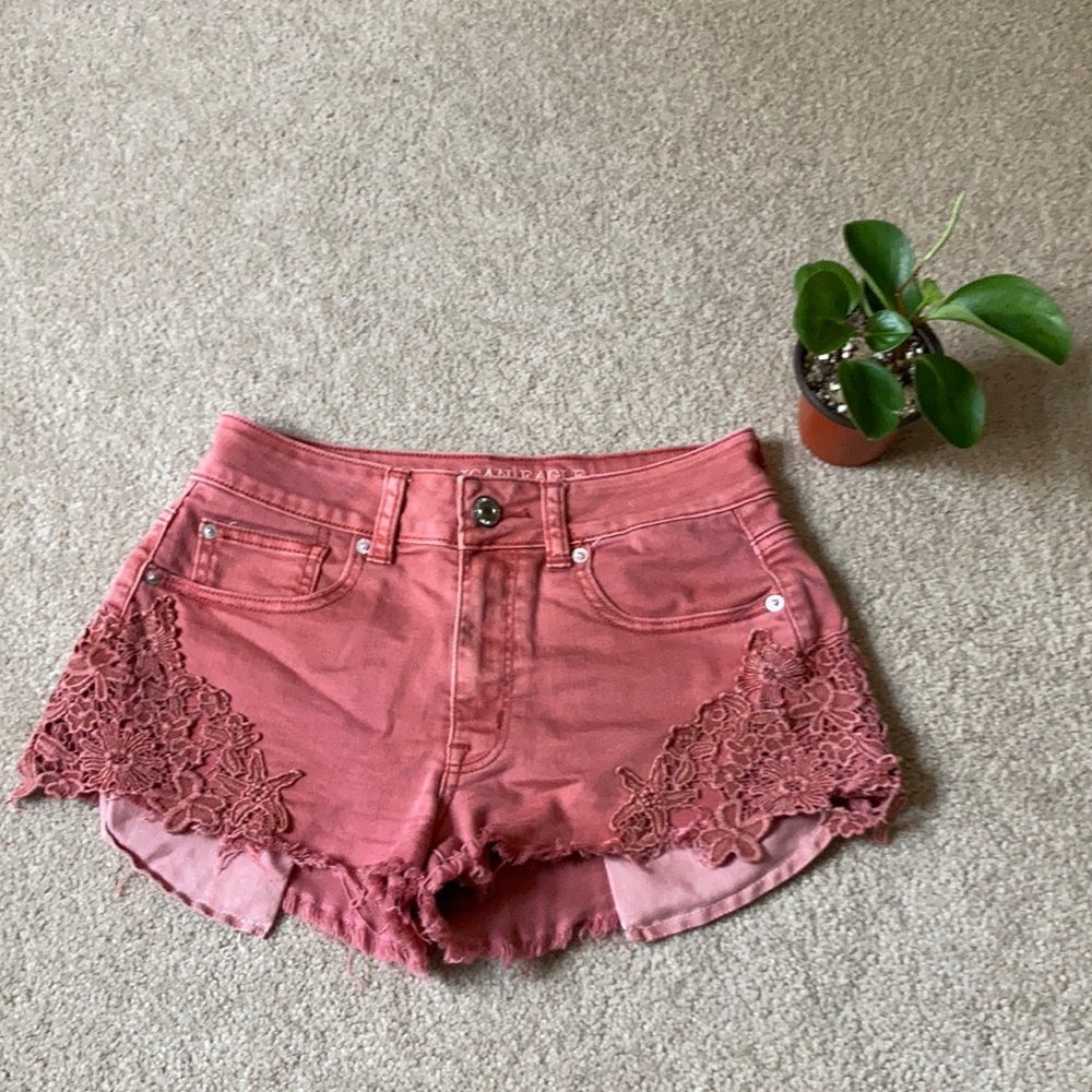 aeo shortie shorts